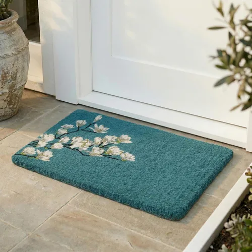 Vista 100 de Fab Habitat Tapete tejido a mano Tapete de entrada para patio, puerta de entrada Decorativo para todas las estaciones
