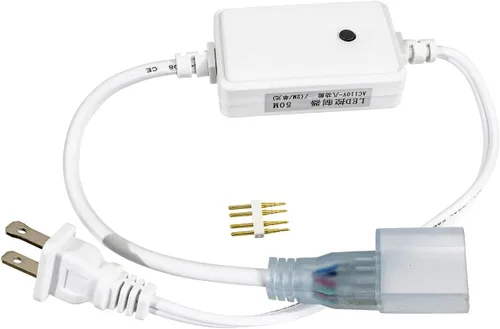 Vista 5 de Luz de cuerda de neón SMD LED RGB que cambia de color, 120 voltios, corte personalizado, 1.64 pies