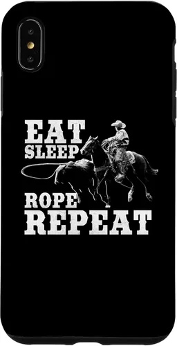 Vista 11 de Team Roping Funny Rodeo Cowboy Cowgirl Horse Riding Roper Case for iPhone 17