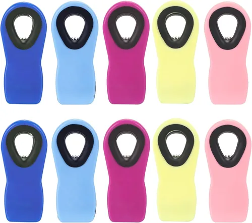 Vista 9 de Clips para pan, clips para bolsa, clips magnéticos, clips para chips, clips para bolsa, clips de alimentos para paquetes de alimentos, clip
