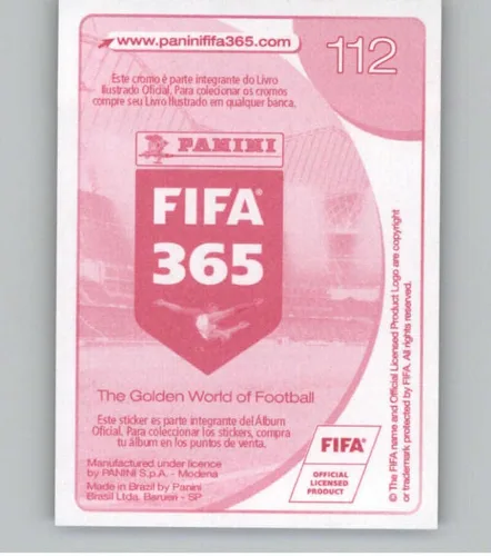 Vista 2 de Pegatinas Panini FIFA 365 2016-17 Central/Sudamérica #112 Thomas Müller FC Bayern Munchen - Adhesivo oficial de álbum de fútbol en estado crudo
