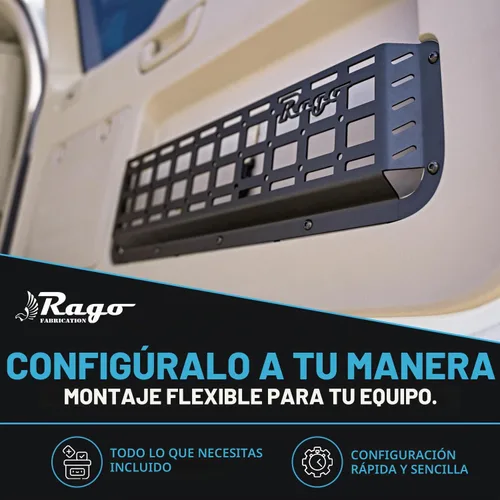 Vista 4 de Rago - Jaula de carga para Lexus GX 470 Molle de acero laminado 2002-2009