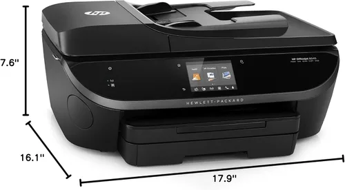 Vista 7 de HP OfficeJet 8040 (F5A16A) impresora de fotos inalámbrica con impresión desde celular y organizador + tinta instantánea, Negro