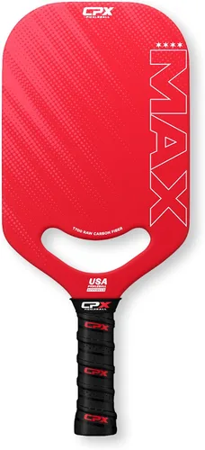 Vista 11 de CPX MAX T700 - Raqueta alargada de fibra de carbono cruda, grado profesional
