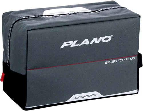 Vista 14 de Plano Bolsa de aparejos de pesca de vanguardia para fines de semana, base impermeable moldeada, almacenamiento espacioso, mangas de herramientas