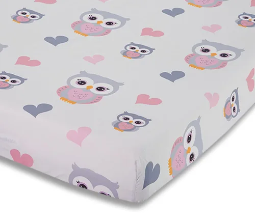 Vista 10 de Everyday Kids Paquete de 2 Sábanas Bajeras para Cuna para Niña, 100% Sábana de Bebé de Microfibra Suave y Transpirable, Se Adapta a Colchones