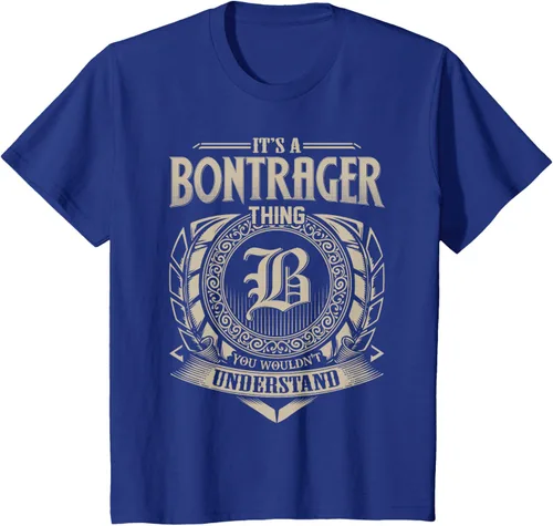 Vista 14 de Camiseta vintage It's A BONTRAGER Thing You Wouldn't Understand Name, Negro