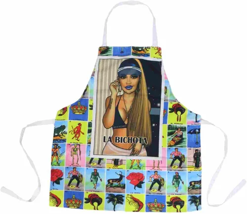 Vista 16 de Leos Imports Loteria Card - Delantal de bingo mexicano con bolsillos