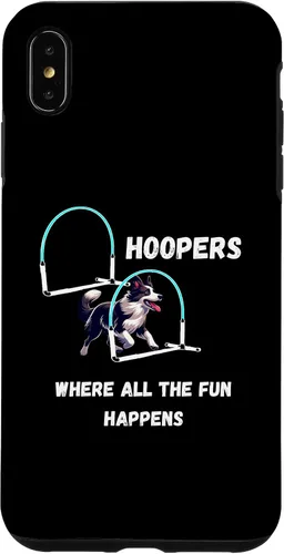 Vista 7 de iPhone 15 Dog Agility Dog Hoopers all the fun happens border collie Case