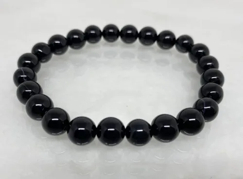 Vista 9 de Soothing Crystal Bracelets For Women Men 8Mm Round Stone Beaded 7.5-Inch Stretch Chakra Bracelet For Healing Positivity Anxiety Gemstone Spiritual