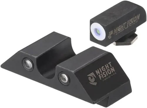 Vista 16 de Night Fision Tritium Night Sight Set for Glock 42/43/43X - Perfect Dot Front Sight with Added Daytime Ring - Front Ring Color Options - Various
