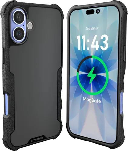 Vista 90 de Smartish Funda para iPhone 12 Pro Max Armor - Gripzilla [resistente + protectora] Funda de agarre delgada y resistente - Black Tie Affair