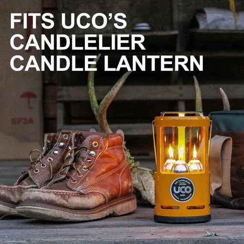 Vista 6 de Velas blancas de 9 horas para linternas de velas UCO, velas de larga duración para actividades al aire libre, camping, suministros de preparación