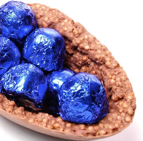 Vista 3 de 700 envoltorios de caramelo de aluminio, envolturas de chocolate, papel cuadrado de aluminio para embalaje de dulces de caramelo, decoración