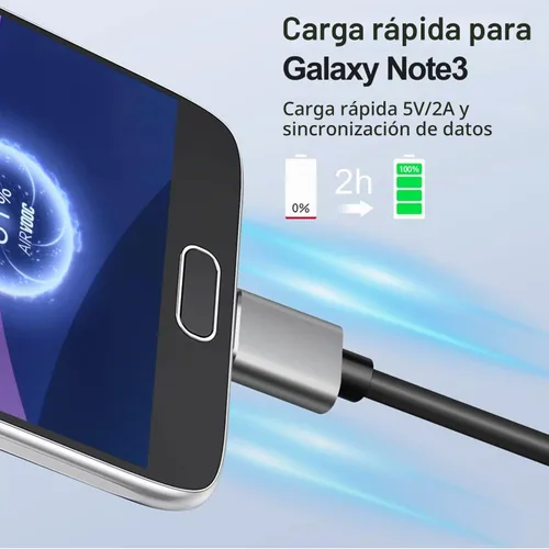 Vista 6 de Cable micro B, USB 3.0 A macho a micro USB 3.0, cable de sincronización compatible con Toshiba, Seagate, Samsung, My Passport y más discos duros
