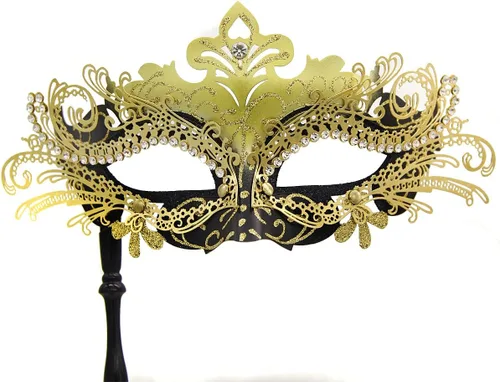 Vista 4 de IETANG - Máscara veneciana para parejas, accesorio de disfraz de fiesta.