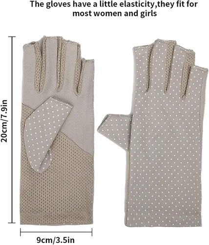 Vista 2 de guantes de protección solar pesca