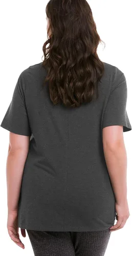 Vista 3 de ellos Camiseta de talla grande con cuello alto para mujer