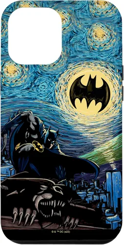 Vista 26 de DC Comics Batman Starry Night Style Painting Case para iPhone 17