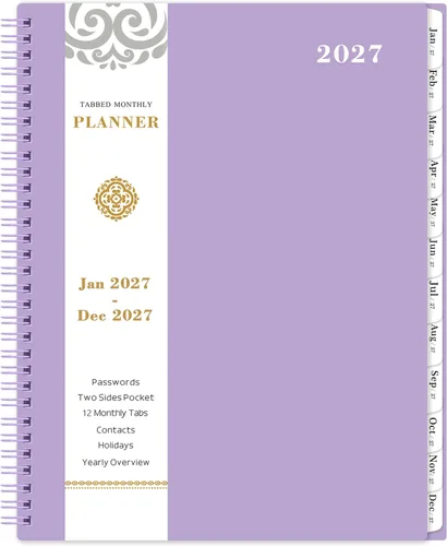 Vista 9 de Agenda mensual 2026-2027, julio de 2026 a diciembre de 2027