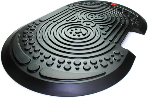 Vista 2 de System 2000M Lite - Tapete ergonómico antifatiga para suelo, base antideslizante para escritorios de pie, 16 x 24 pulgadas, color negro