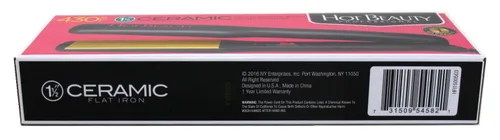 Vista 2 de Kiss Products Hot Beauty Plancha plana, 1.5 pulgadas, 1 libra