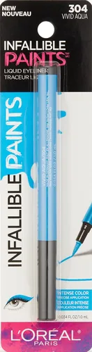 Vista 2 de L'Oreal Paris Cosmetics Infallible Paints Delineador de ojos, Agua (Vivid Aqua)