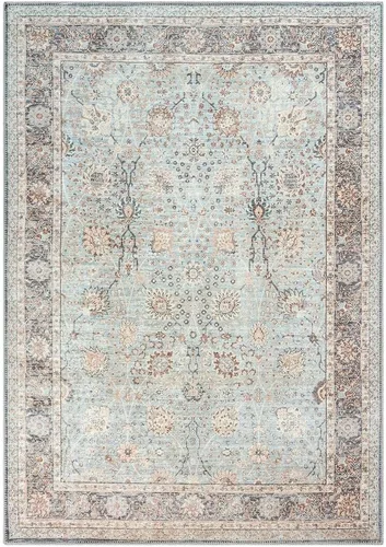 Vista 280 de GLN Rugs Traditional Collection - Alfombra de felpilla lavable a máquina, tradicional lavable, antideslizante, alfombra de felpilla de pelo corto