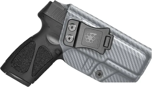 Vista 15 de Made in USA Exact-Fit Kydex IWB Holster for Taurus G3 Sweat-proof design with a full sweat guard, adjustable cant, and zero-printing for daily