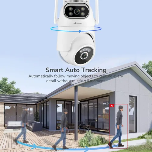 Vista 7 de Kittyhok Sistema de cámara de seguridad para el hogar, cámaras para Kit de 4 cámaras