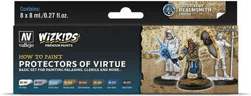 Vista 2 de Vallejo - Wizkids Elementos Arcanos Juego de Pinturas Premium para Modelismo y Wargames Ideal para Efectos Mágicos y Elementales como