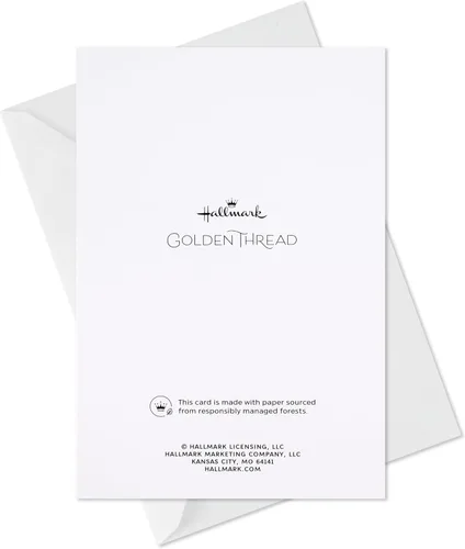 Vista 6 de Hallmark Hilo dorado Eid al-Fitr o Eid Al-Adha (6 cartas con sobres) Fe, familia y amor