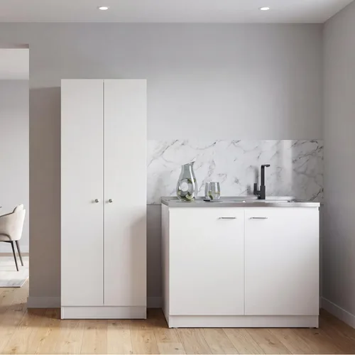 Vista 3 de Tuhome Furniture Belmont - Juego de cocina (2 piezas), color blanco