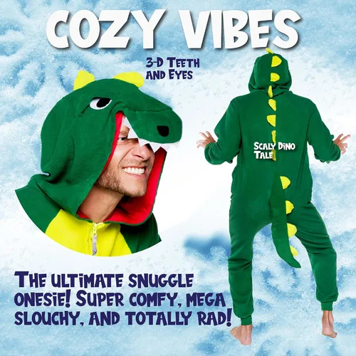 Vista 3 de Funziez! - Disfraz de animal de una pieza para adultos, diseño de felpa para Halloween, traje de cosplay de fruta para mujer y hombre