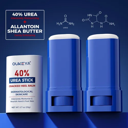 Vista 5 de OUKEYA Crema de urea 40 por ciento. Barra de crema de urea para pies y manos para talón agrietado seco, agrietado, evitar la congelación, loción