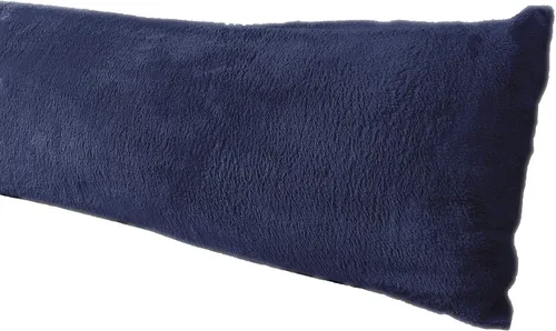 Vista 4 de Funda de almohada corporal extra suave, material sherpa/microfelpa, 20 x 54 pulgadas, cierre de cremallera (Bice)