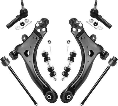 Vista 408 de Detroit Axle - Kit de brazos de control de extremo de 8 piezas para Toyota 2001-2003 Highlander 2002-2003 Camry Lexus ES300, 2 conjuntos de brazos