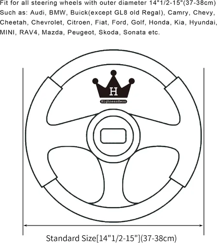 Vista 7 de HighnessHwoo Funda para volante de coche de felpa suave y lujosa de invierno para mujeres, accesorios automotrices cálidos y lindos para vehículos