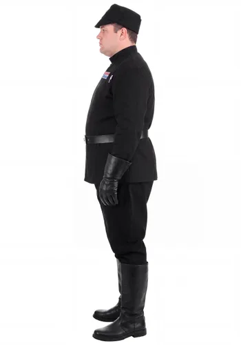 Vista 3 de Disfraz de Oficial Imperial Negro Star Wars Talla Plus para Hombre Multicolor