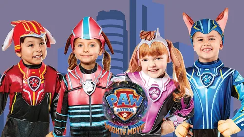 Vista 5 de Rubies Disfraz de Paw Patrol 2 The Mighty Movie Mighty Chase, overol y tocado