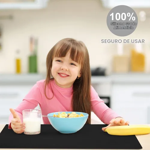 Vista 6 de Tapetes de silicona de grado alimenticio para encimera de cocina, tapete protector de encimera, resistente al calor, tapete para freidora de aire