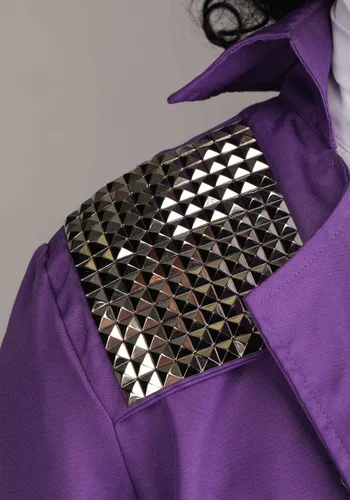 Vista 3 de Disfraz de Leyenda del Rock Morado para Hombre Multicolor