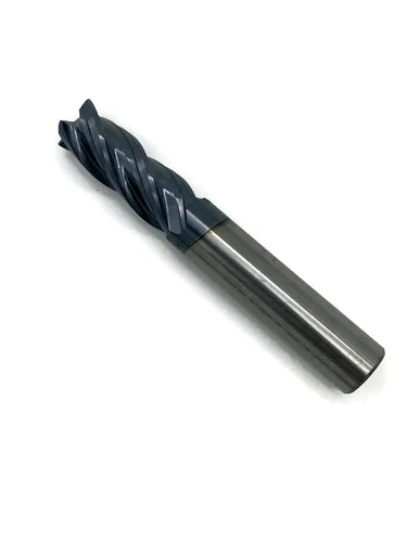 Vista 2 de 10pcs 3/8 "Tialn recubierto de carburo sólido molinos de extremo 4 Flt General Machining #GM1006