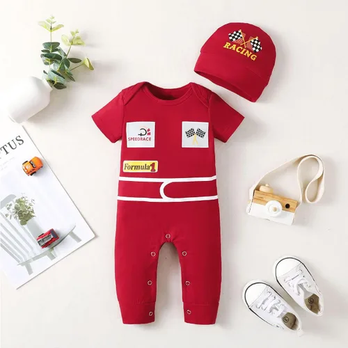 Vista 2 de Disfraz de Halloween para niño recién nacido, traje de uniforme de bebé, ropa de mameluco