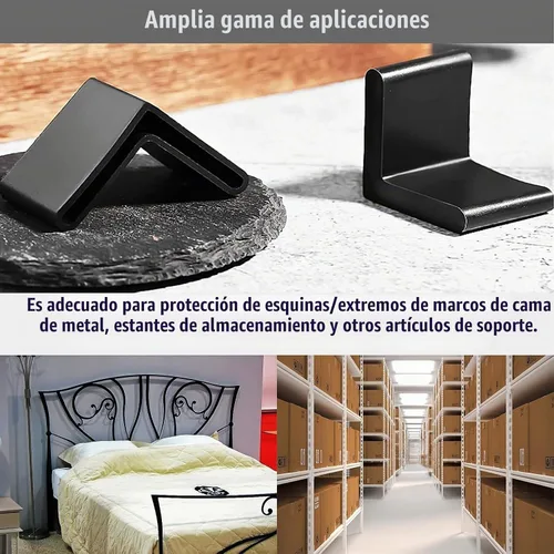 Vista 7 de Fuoequl Protector de guardias de marco de cama 1-1/2" x 1-1/2