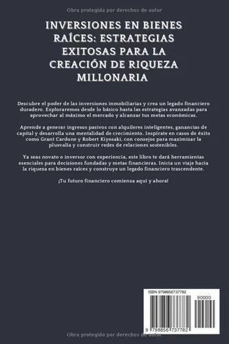 Vista 2 de Inversiones en Bienes Raíces Estrategias Exitosas para la Creación de Riqueza Millonaria Desvelando Senderos Rentables en el Mundo Inmobiliario