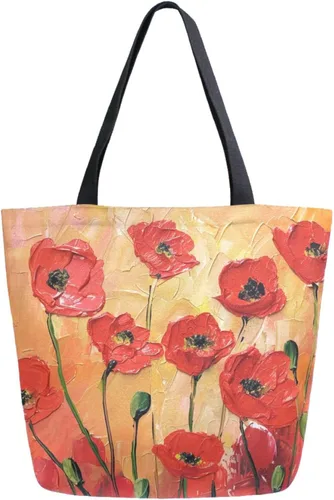 Vista 27 de Chic Funny Cute Pattern Big Handle Extra Large Shoulder Tote Bag for Beach Travel Weekender Gym Grocery Shopping