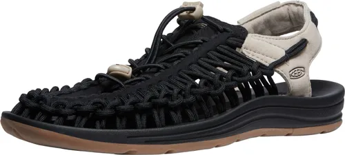Vista 27 de KEEN Sandalias clásicas Uneek de dos cuerdas para hombre Timberwolf/Plaza Taupe