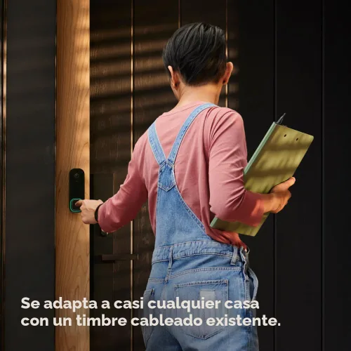 Vista 11 de ecobee Cámara de timbre inteligente con cable con suscripción Smart Security Plus de 1 año - Video HD, visión nocturna, alertas de movimiento, audio