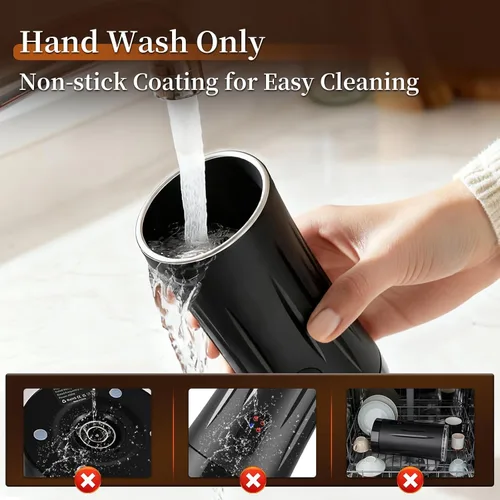 Vista 5 de 4-in-1 Milk Frother, Liksiy Milk Frother and Steamer, Auto Shut-Off Coffee Frother with Hot & Cold Foam, Quiet Design Frother Machine for Latte